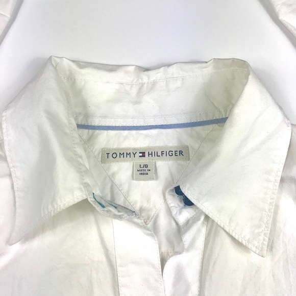 TOMMY HILFIGER L/S B/D Collared Shirt, Size L - Picture 2 of 8